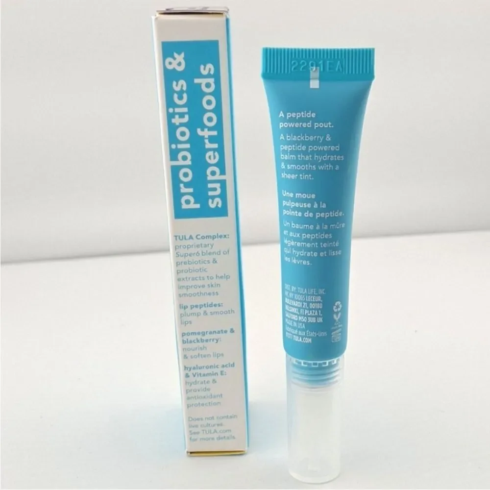 Tula Lip S.O.S Treatment Balm 💗 NEW 💗Blackberry Velvet 💗 Full Size